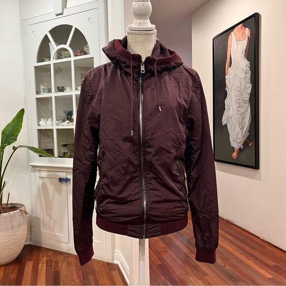 Dolce Gabbana Burgundy Hooded Jacket - Picture 1 of 6